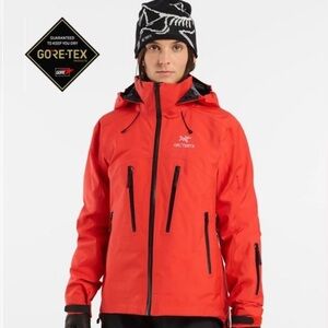 Arc'teryx Vibrant Red Jacket with GORE-TEX size S
